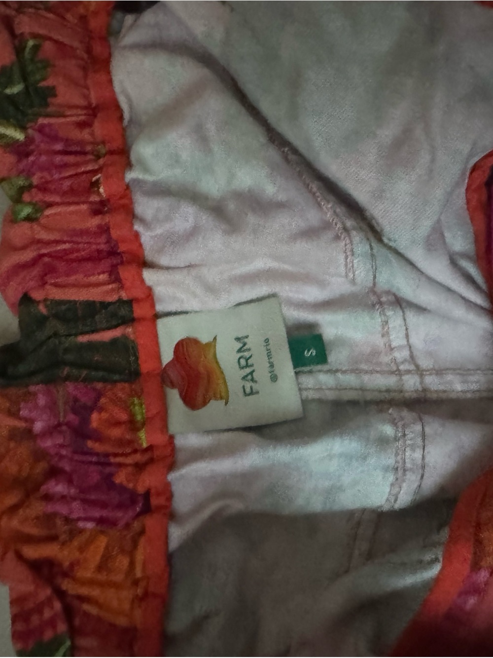 Farm Rio orange shorts - Picture 3 of 3